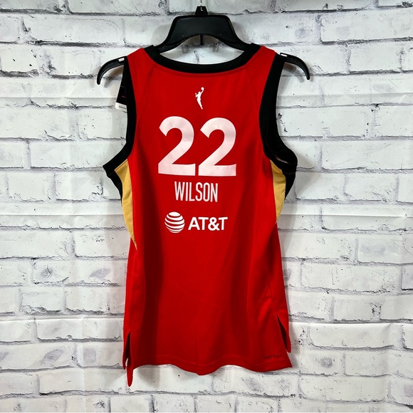 Nike WNBA Explorer Edition Jersey Las Vegas Aces Red A’ja Wilson small - Picture 2 of 10